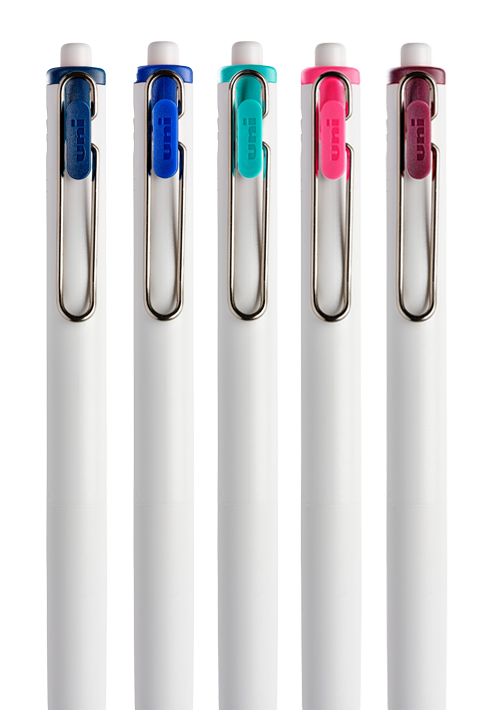Uni-Ball One <br> the pen that <br> is always <br> there for you !
